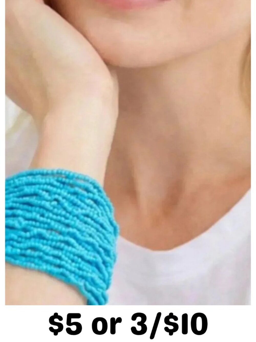 Beaded Bracelet Vintage - 1980s
